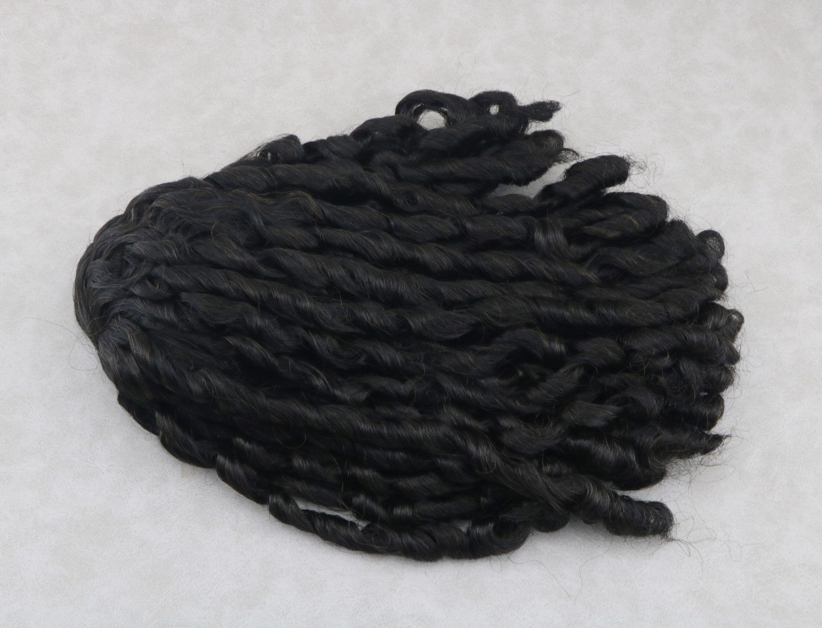 Black Spring Twist Wig for 18" Doll - Curly Hair Accessory Fits American Girl Dolls