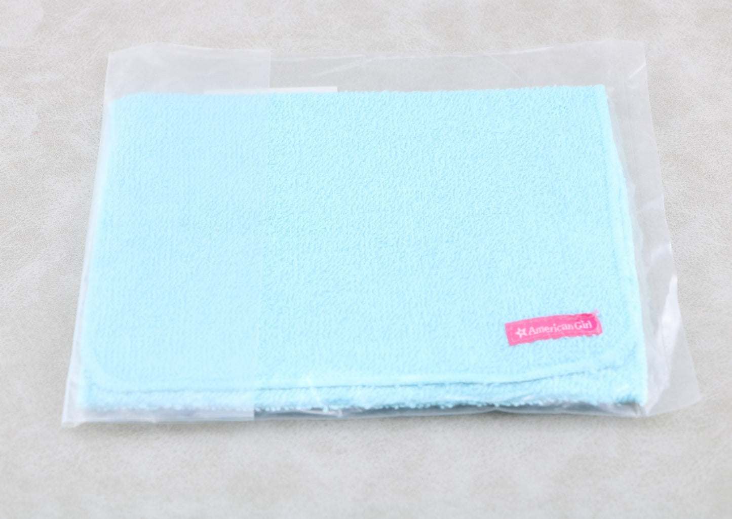 American Girl Blue Towel | 18" Doll Bath Wrap (6.1"x12.8")