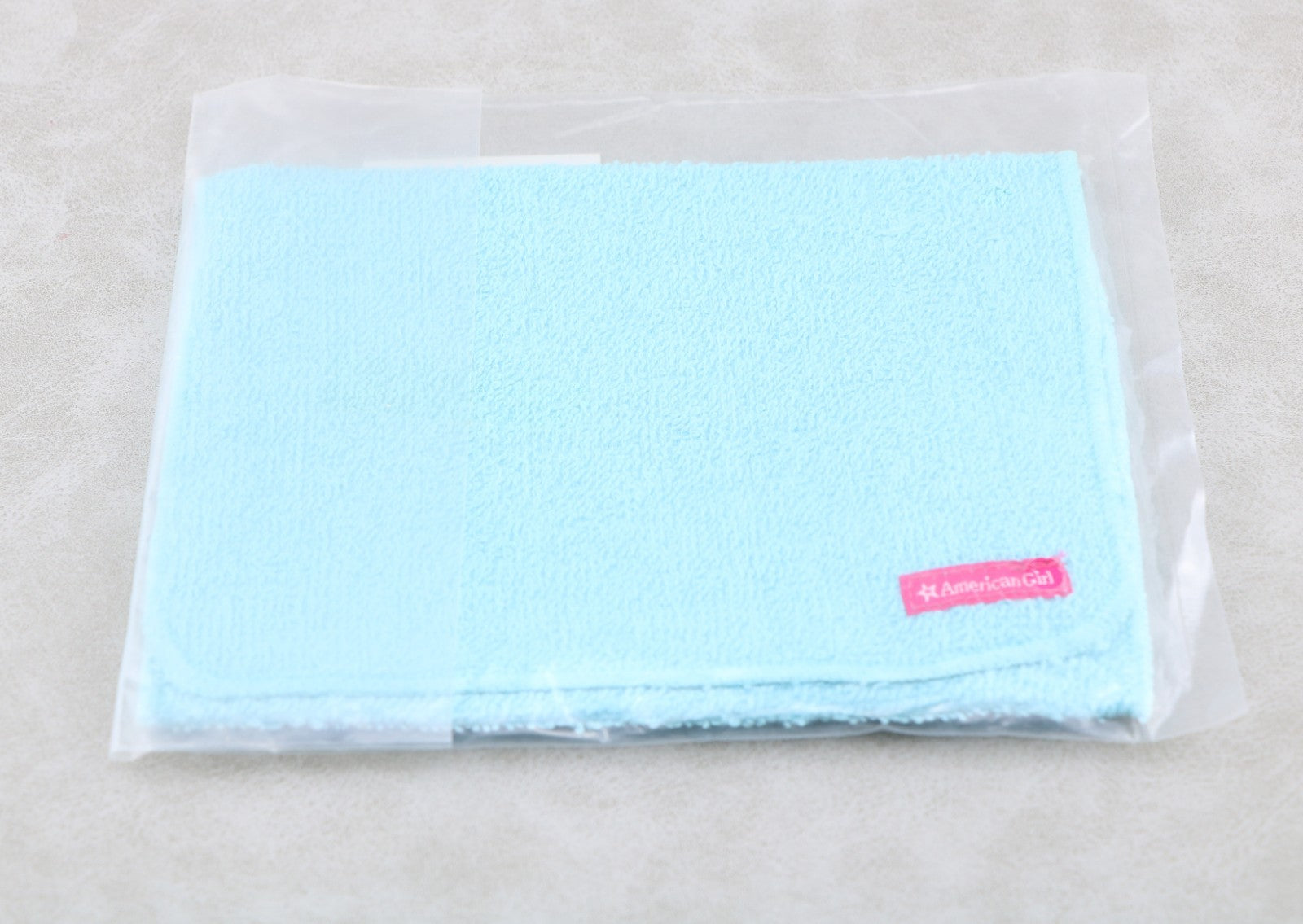American Girl Blue Towel | 18" Doll Bath Wrap (6.1"x12.8")