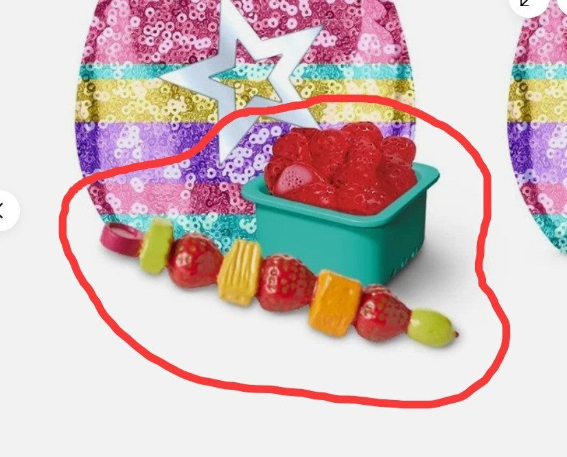 American Girl Strawberry & Fruit Kebab | Ultimate Easter Collection Playset