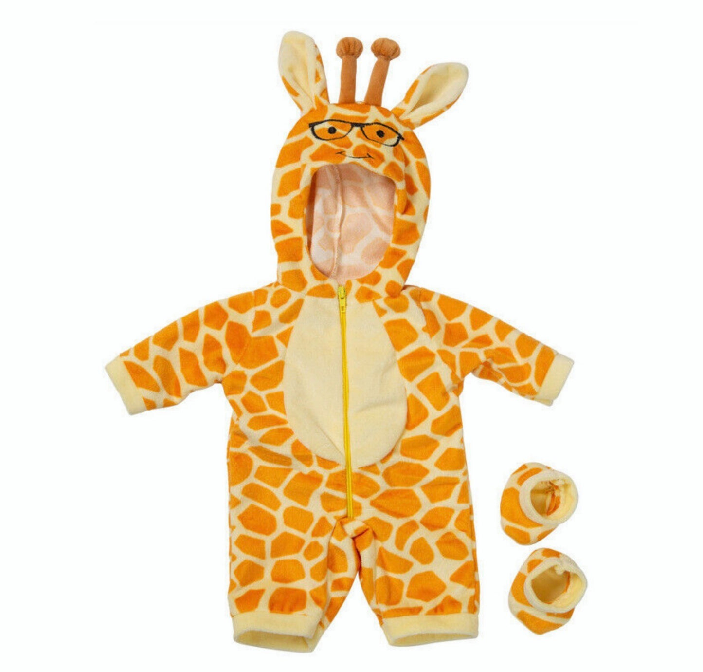 Cute Cartoon Giraffe Costume | 18" Doll Outfit