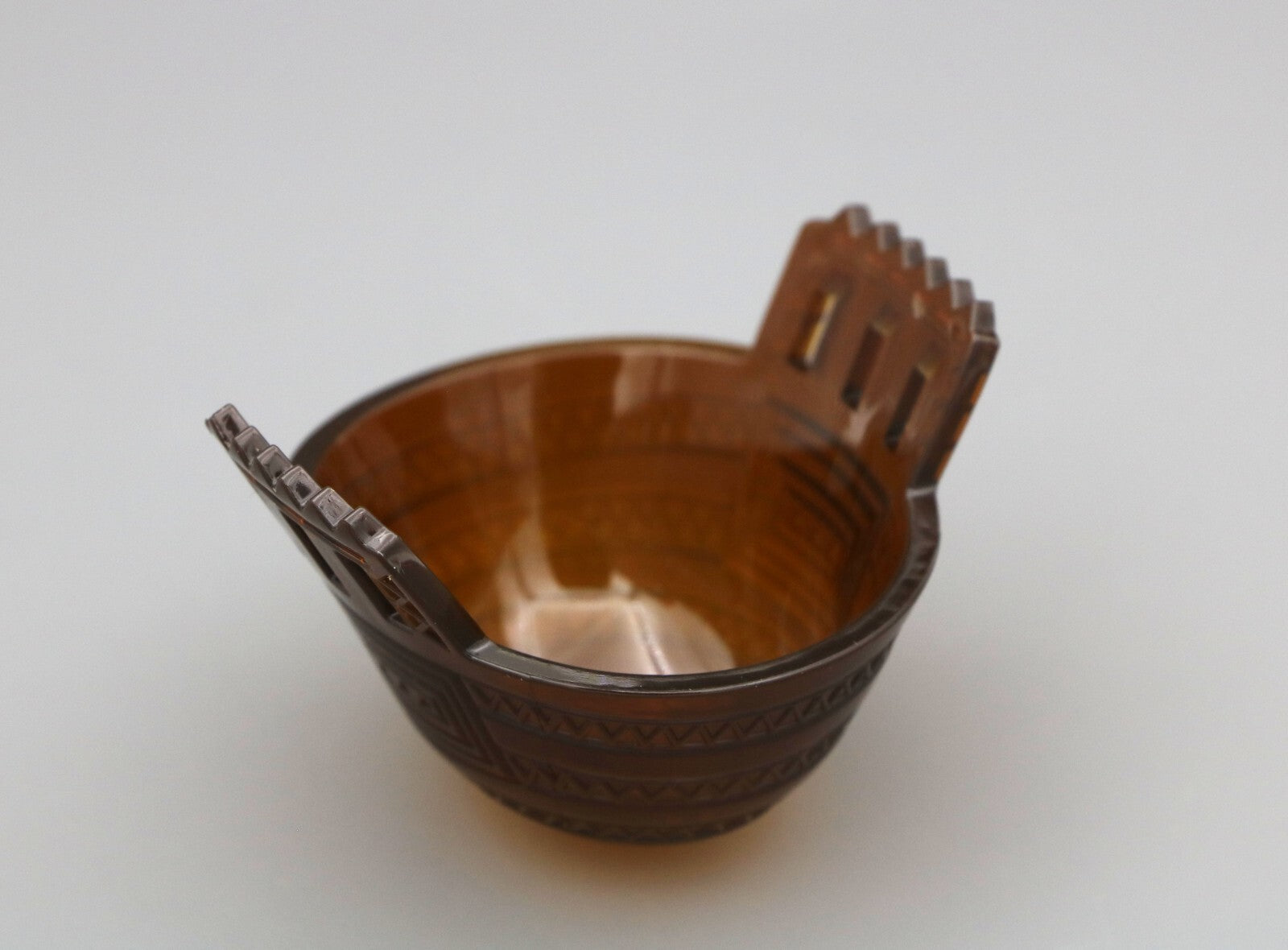 American Girl Etched-Horn Bowl | Kaya's Trading Feast Tule Mat for 18" Doll