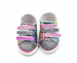 Sparkle Sneakers for 18" Doll | Tenney-Style Doll Shoes