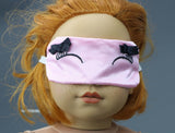Journey Girl Sleep Mask for 18" Doll Sleepover Set Accessory