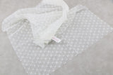 American Girl Doll 11"x19" Lacy White Petticoat Tulle Mesh Netting Veiling