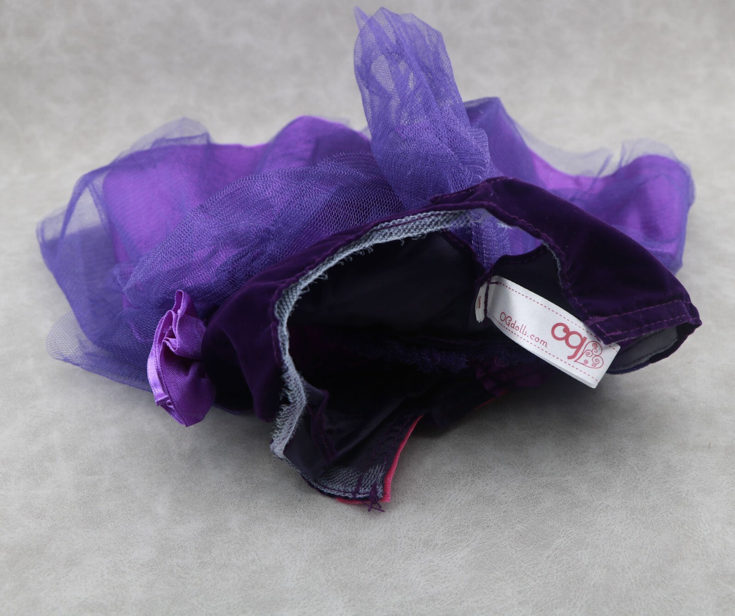 Our Generation Purple Velvet Party Dress | 18" Doll Party Whirl Outfit