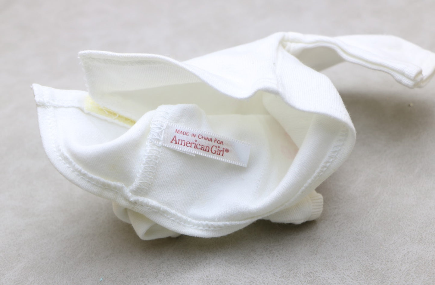 American Girl "Ready for Fun" White Flower Embroidered Shirt | 18" Doll