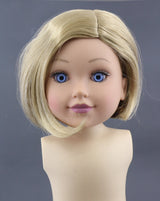 Blonde Bob Wig for 18" Doll - Fits American Girl Dolls Kit Kittredge Hair