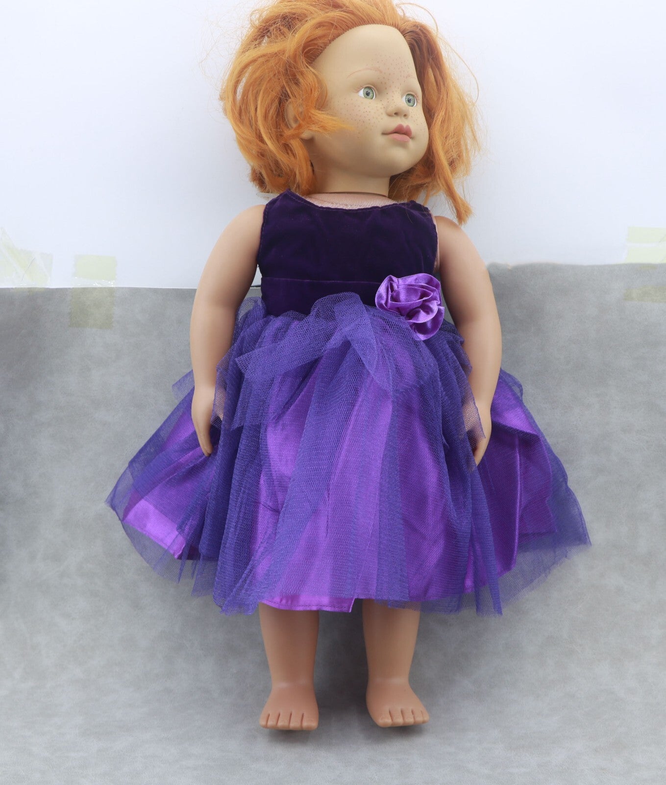 Our Generation Purple Velvet Party Dress | 18" Doll Party Whirl Outfit