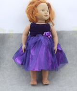 Our Generation Purple Velvet Party Dress | 18" Doll Party Whirl Outfit