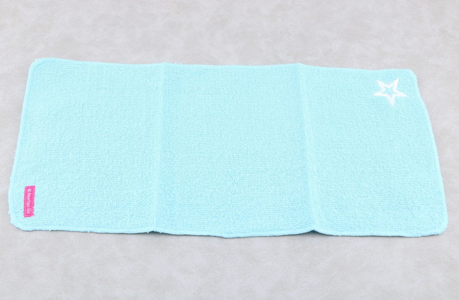 American Girl Blue Towel | 18" Doll Bath Wrap (6.1"x12.8")