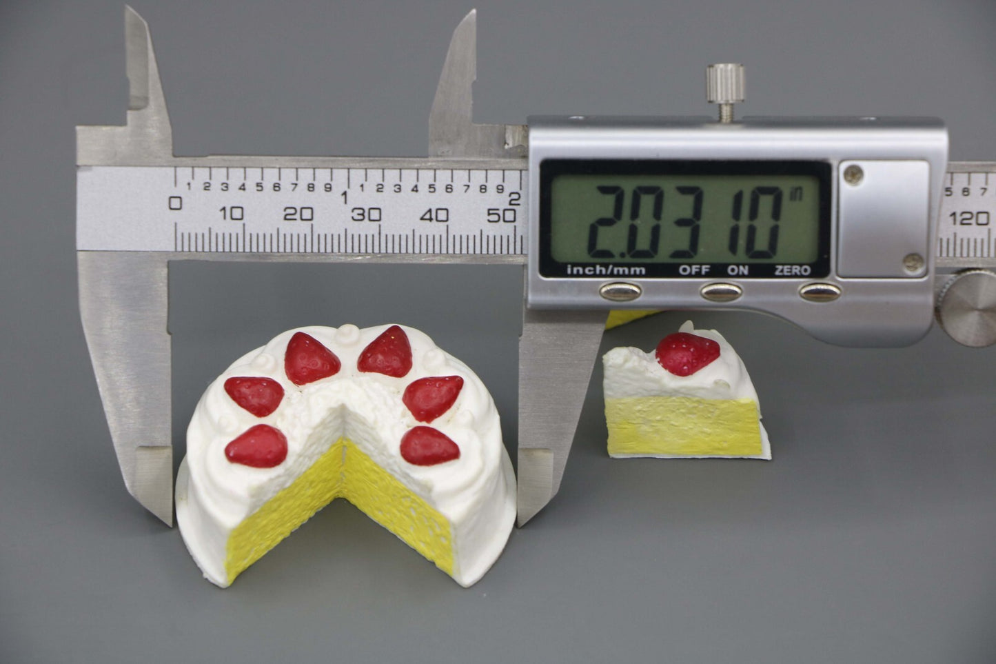 Strawberry Cake & Slice Dessert Set for 18" Doll - Fits American Girl Dolls