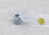 American Girl Baking Bakery Set Gray Measuring Cups | 18" Doll Kitchen Accessory