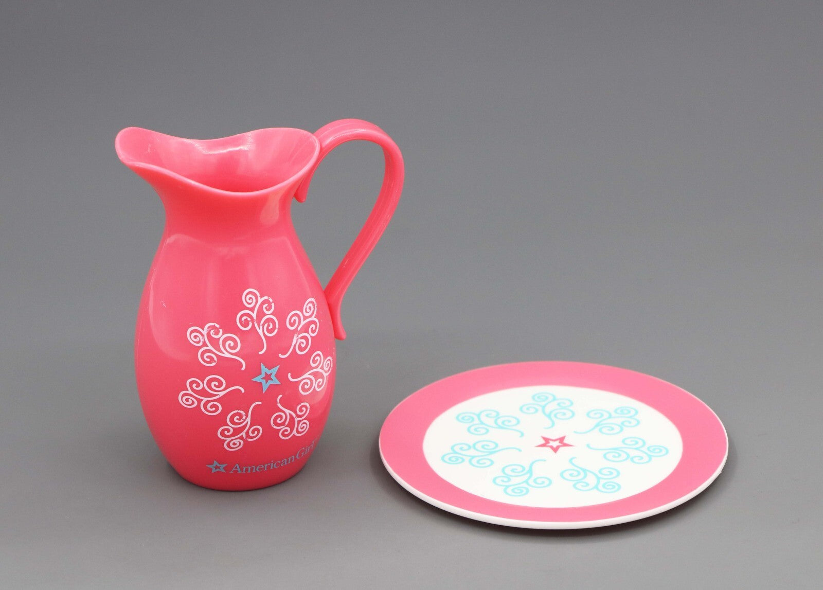 18 Inch Doll Jar & Plate Set - American Girl Compatible Dining Accessory Dining Table & Chairs Set