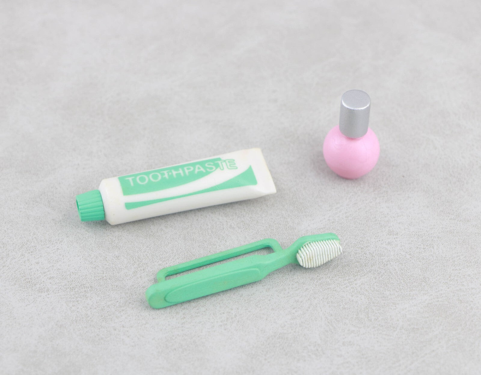 18" Doll Airline Travel Toiletry Set | Toothpaste, Toothbrush & Nail Polish