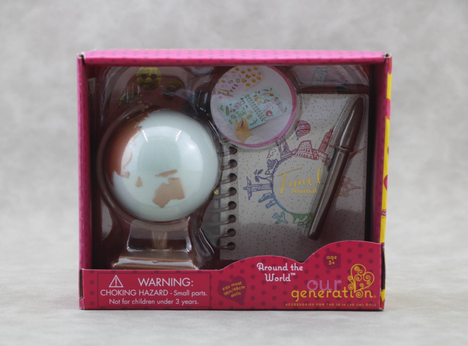 Our Generation Around the World Globe Set | Fits 18" Doll