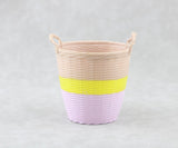 Pastel Woven Carry Basket | Fits 18" Doll