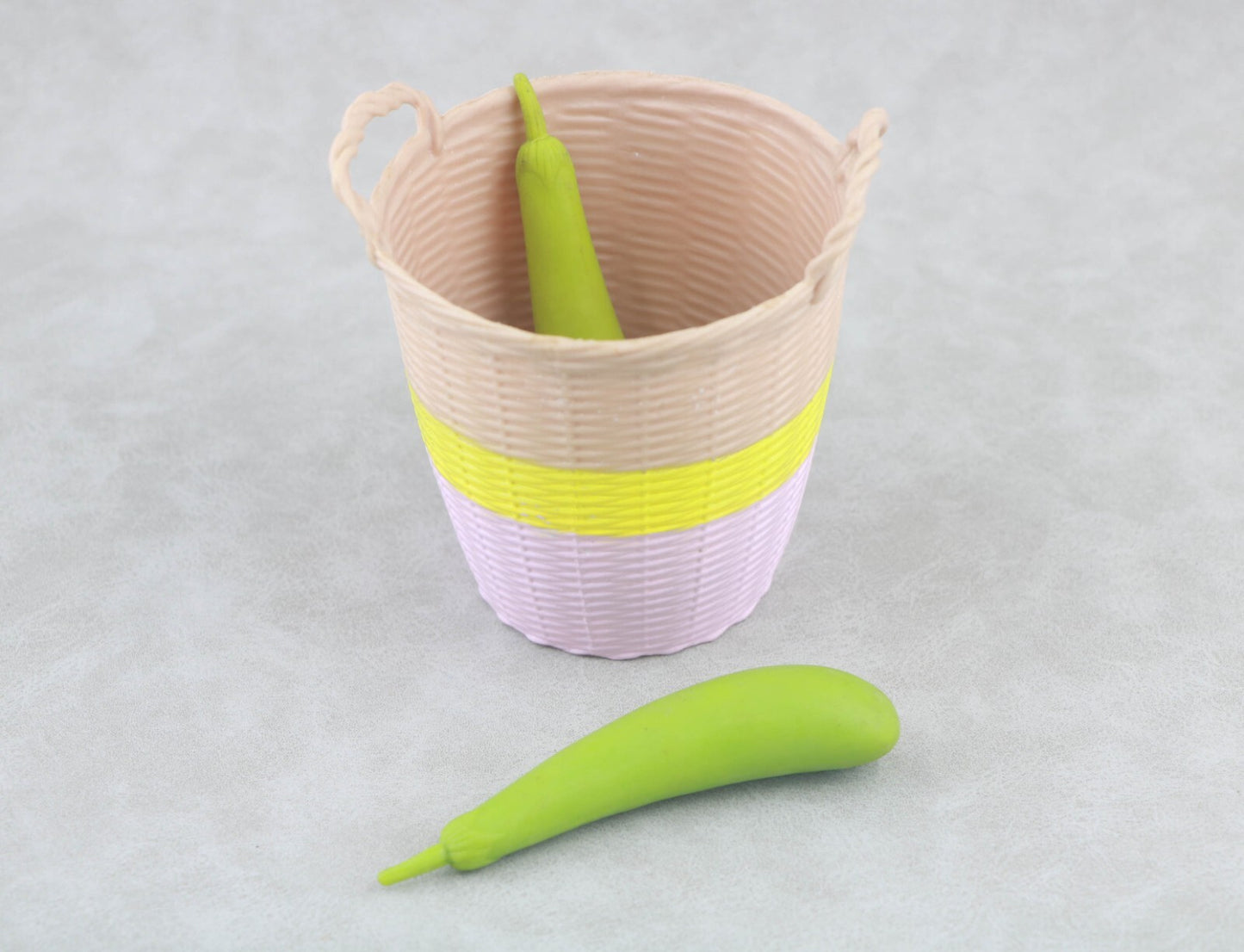 Our Generation Woven Basket & Eggplants | 18" Doll Farmers Market Playset