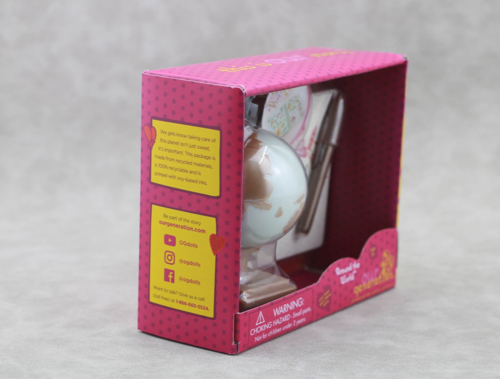 Our Generation Around the World Globe Set | Fits 18" Doll