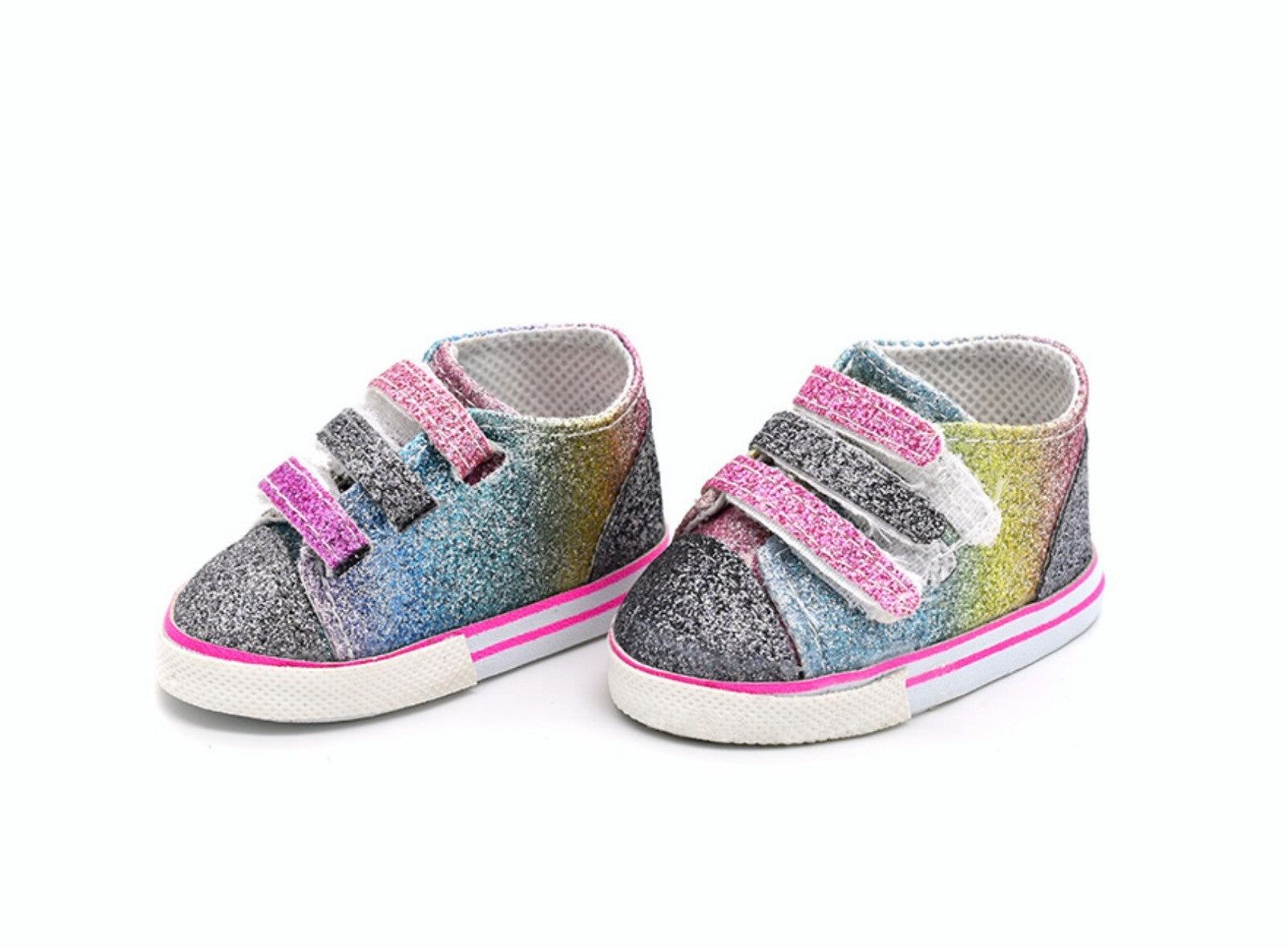 Sparkle Sneakers for 18" Doll | Tenney-Style Doll Shoes