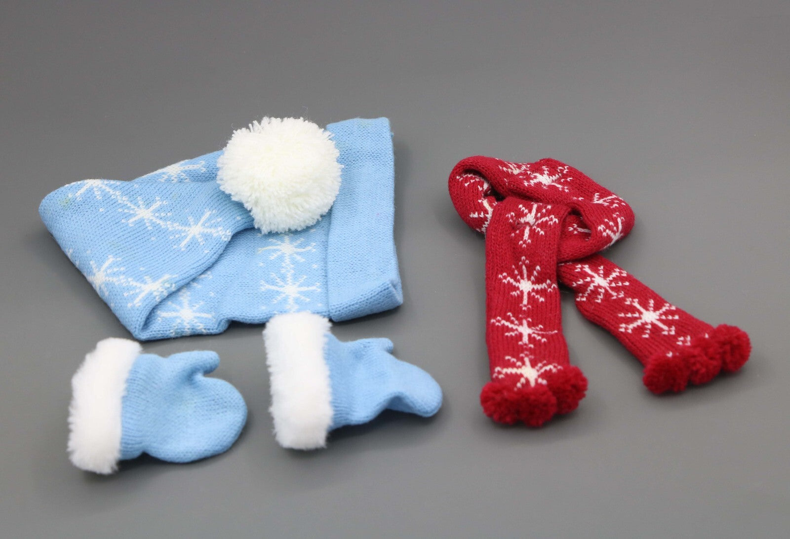 American Girl Maryellen's Ice Skating Accessories | Hat Scarf Mittens for 18" Doll