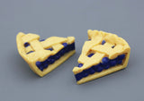 2-Pack Blueberry Pie Slices | 18" Doll Bakery Food