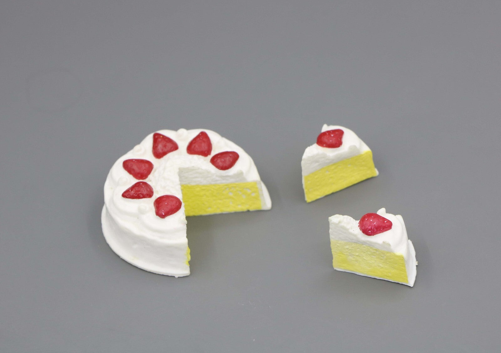 Strawberry Cake & Slice Dessert Set for 18" Doll - Fits American Girl Dolls