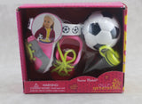 Our Generation Soccer Match Set | 18" Doll Cleats, Ball & Headband