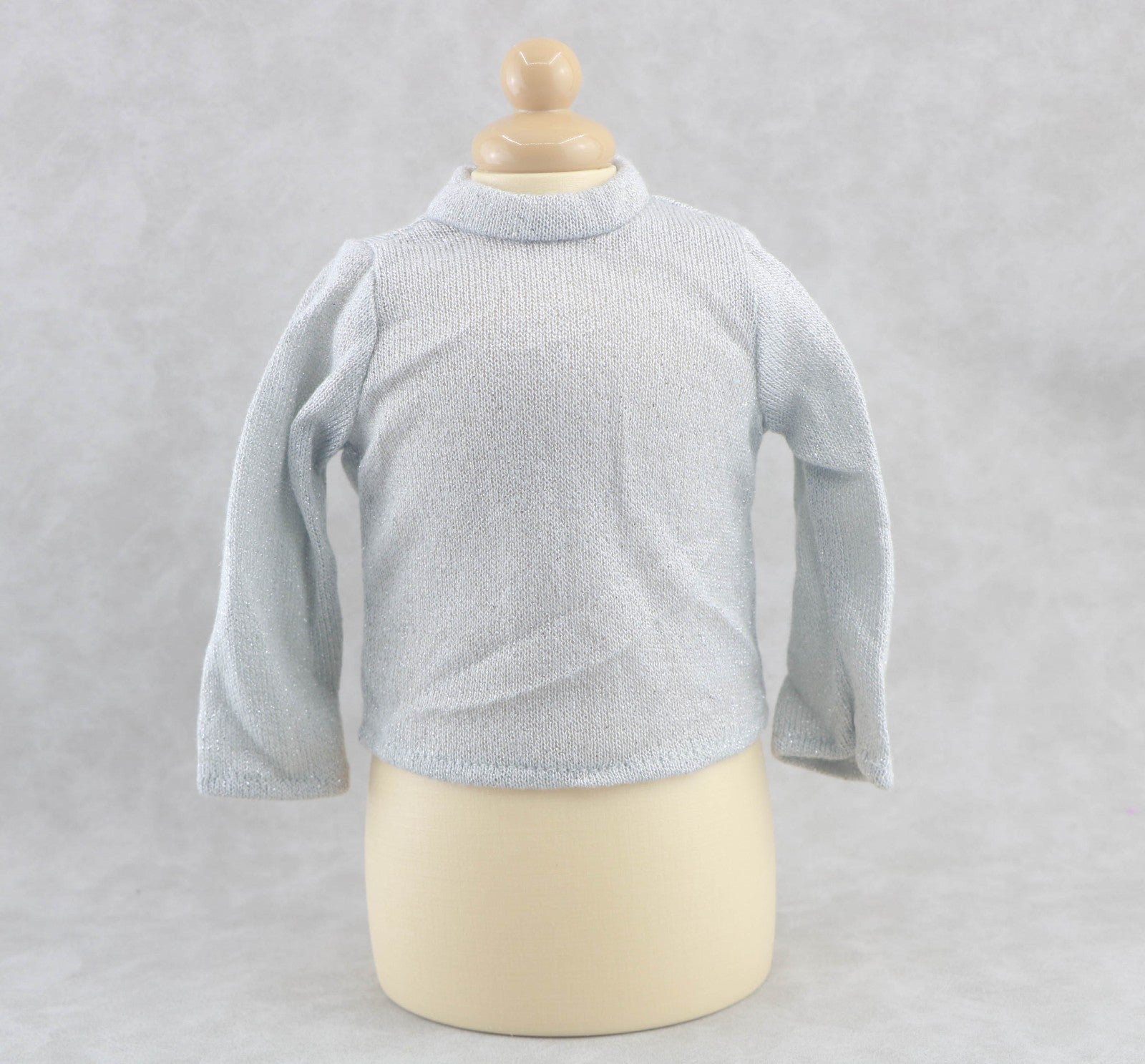 American Girl Silver Turtleneck Sweater | 18" Doll Sapphire Outfit Part