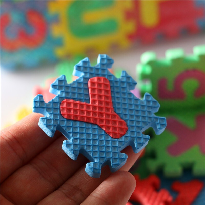 36-Piece EVA Puzzle Floor Mat for 18" Doll Bedroom & Living Room