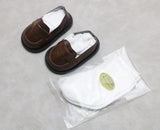 American Girl Brown Loafer Shoes & White Socks Set | 18" Doll Outfit