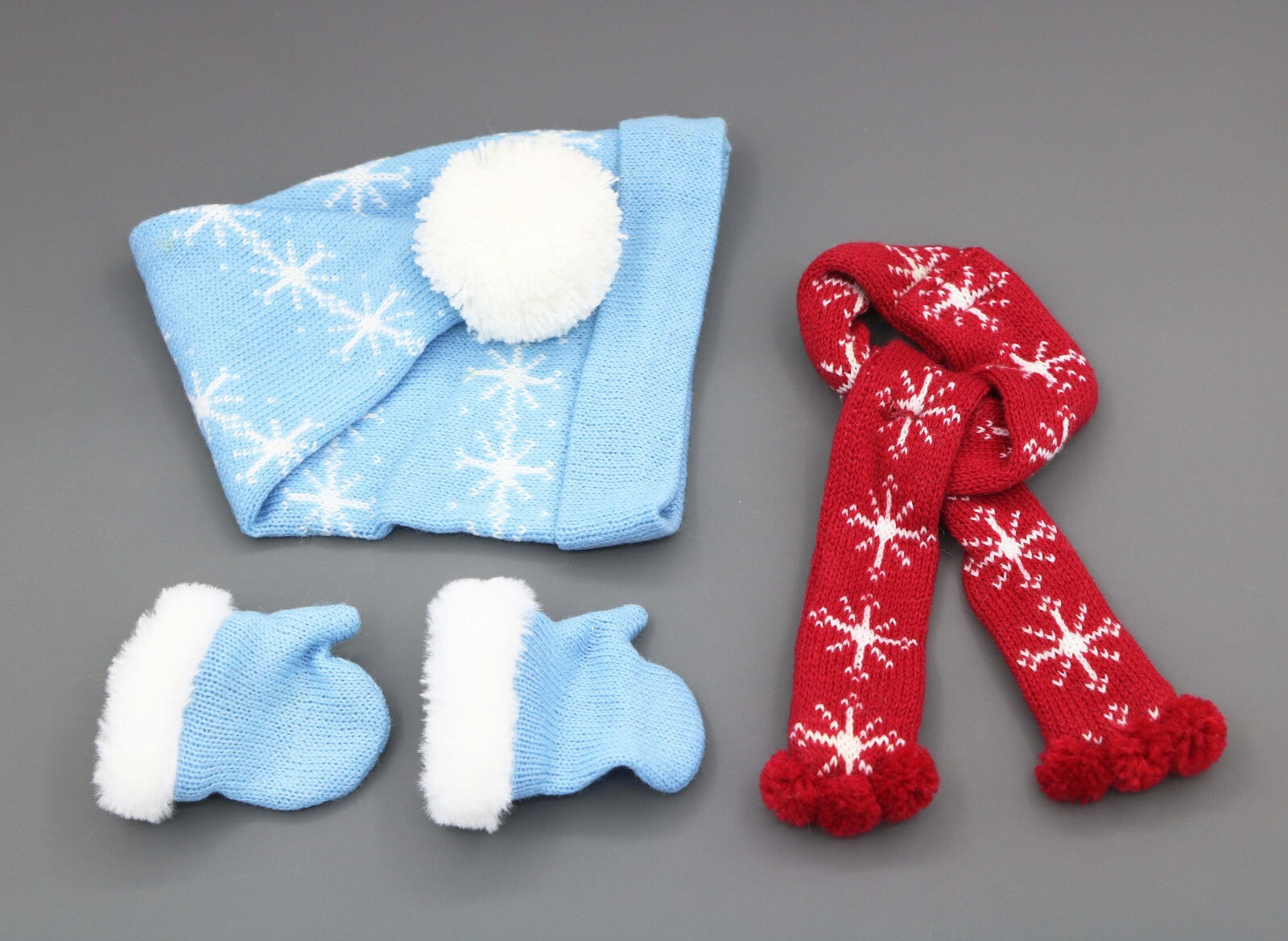 American Girl Maryellen's Ice Skating Accessories | Hat Scarf Mittens for 18" Doll