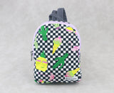 American Girl Black & White Checkered Backpack | 18" Doll School Bag