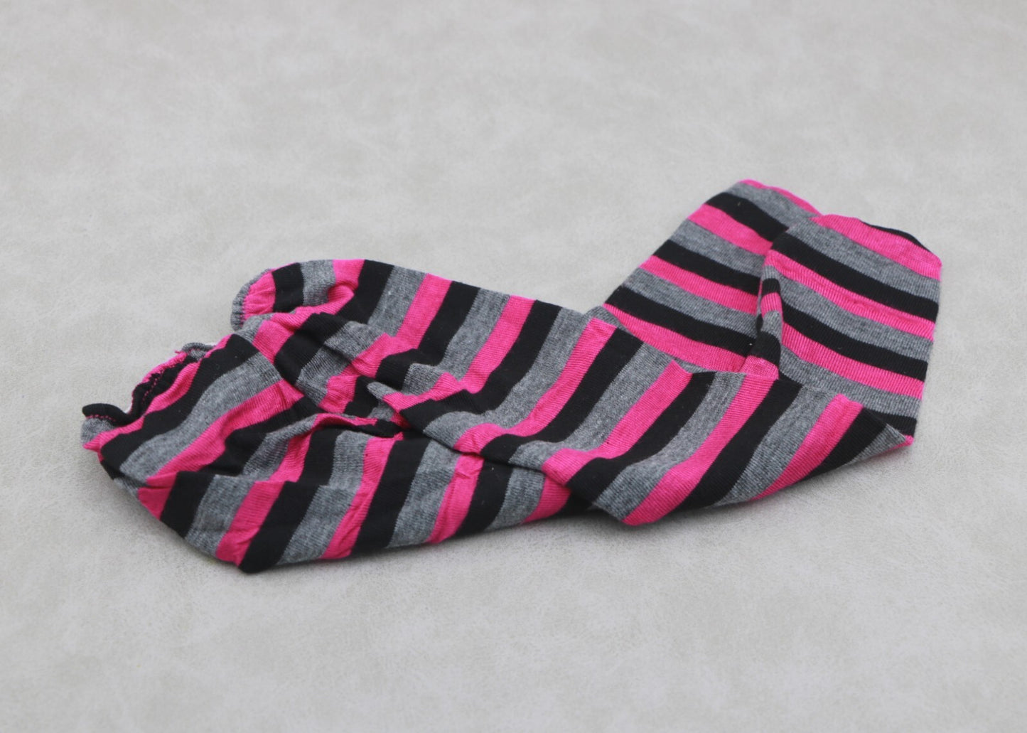 Pink & Black Striped Tights | 18" Doll Accessory