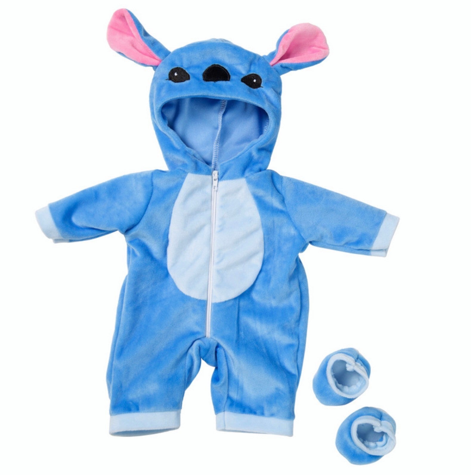 Lilo & Stitch Costume Pajama Set with Slippers | 18" Doll Clothes