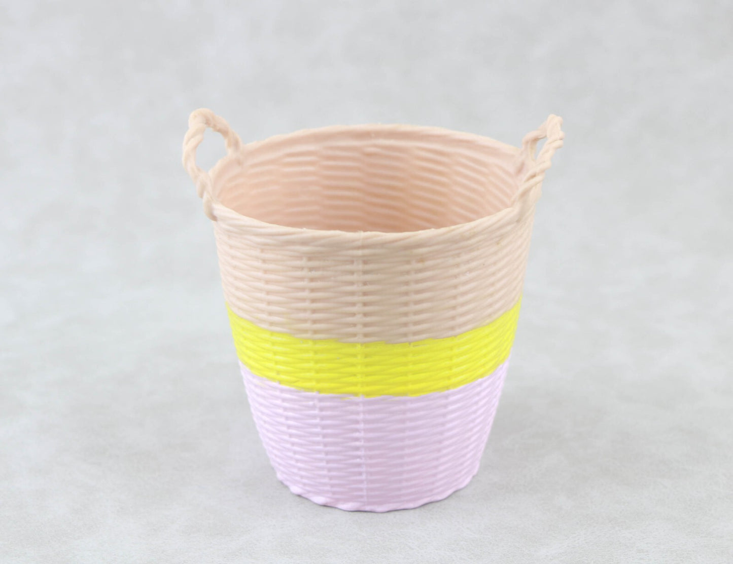 Pastel Woven Carry Basket | Fits 18" Doll