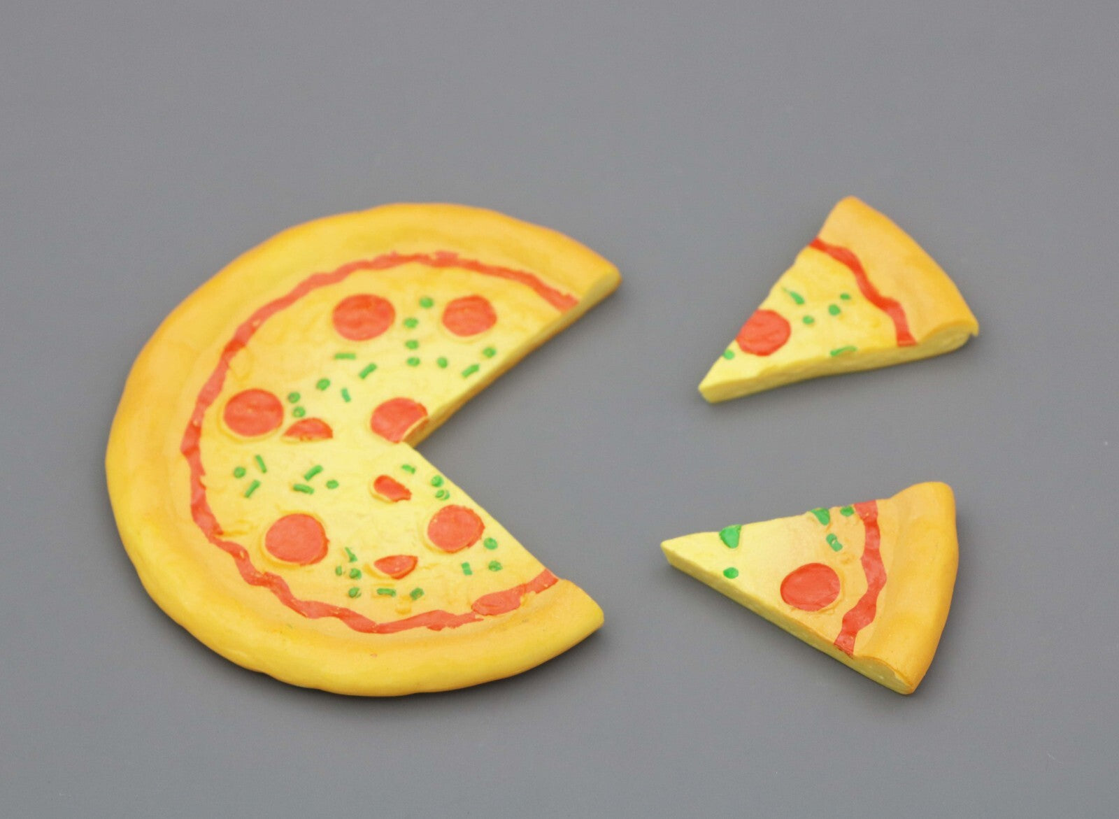 Pizza Set with 2 Slices | 18'' Doll Dinner Food