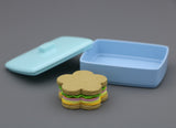 American Girl Lunchbox & Sandwich | 18" Doll 2013 Retired Stackable Lunch Set