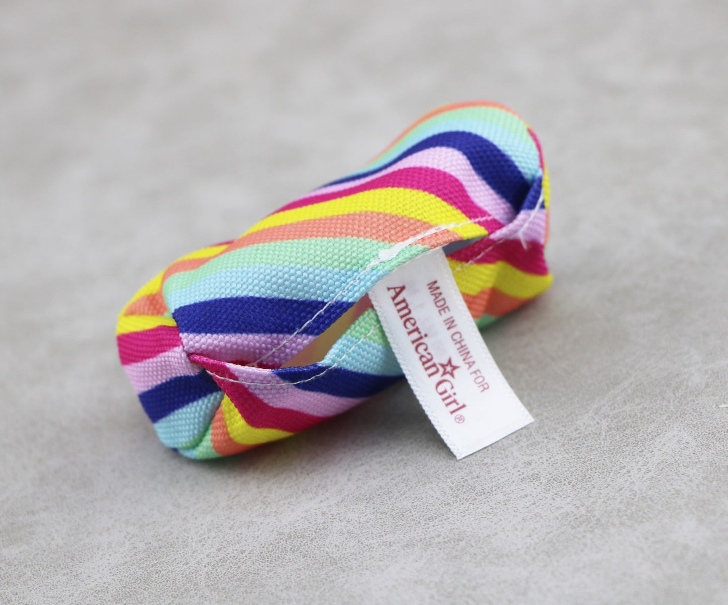American Girl Colorful Striped Pouch | 18" Doll School Write On Desk Set