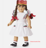 American Girl Molly Birthday Black Mary Jane Shoes & Socks for 18" Doll