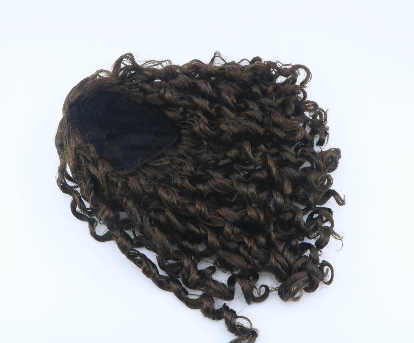 Authentic American Girl Dark Brown Curly Doll Wig for 18'' Doll Accessories