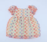 Authentic American Girl Yellow Floral Print Chiffon Dress for 18'' Doll