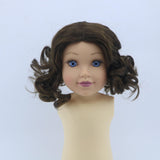 Authentic American Girl Dark Brown Short Curly Doll Wig for 18'' Doll Accessories