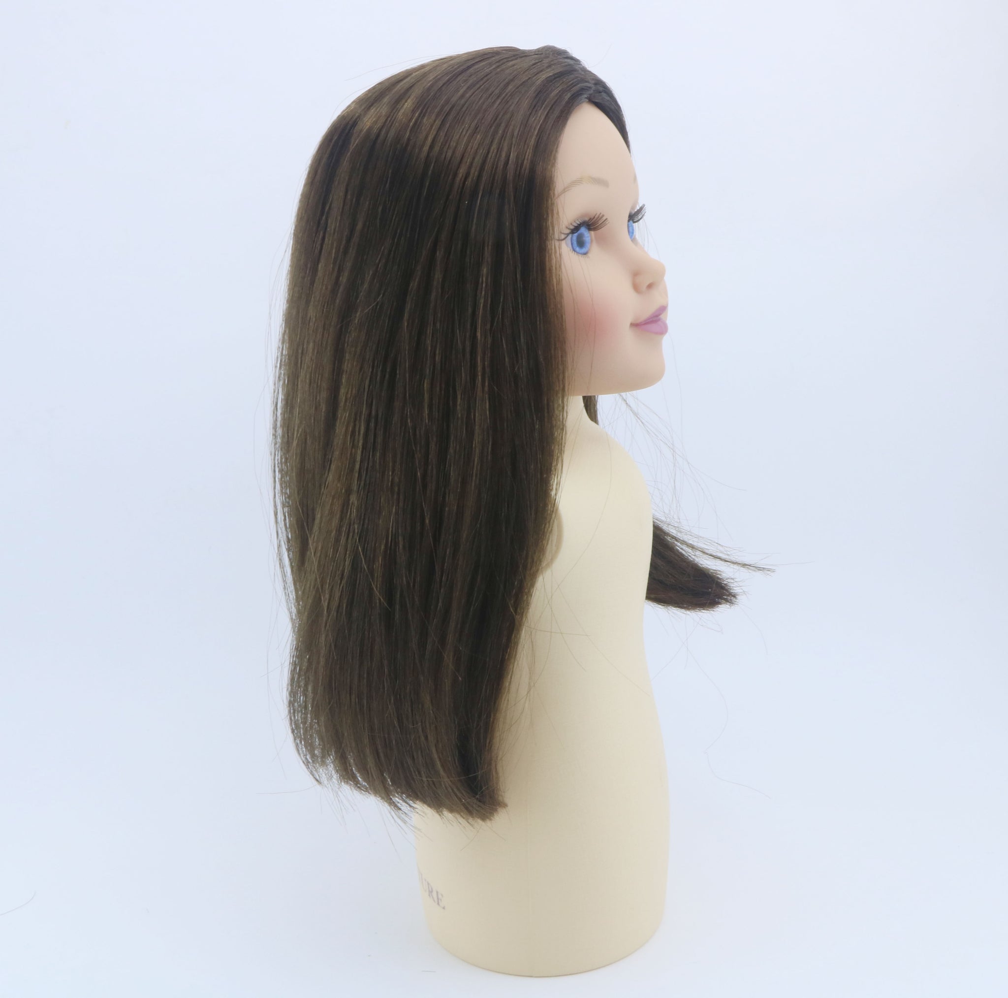 Authentic American Girl Brown Straight Wig Replacement Part for 18" Doll