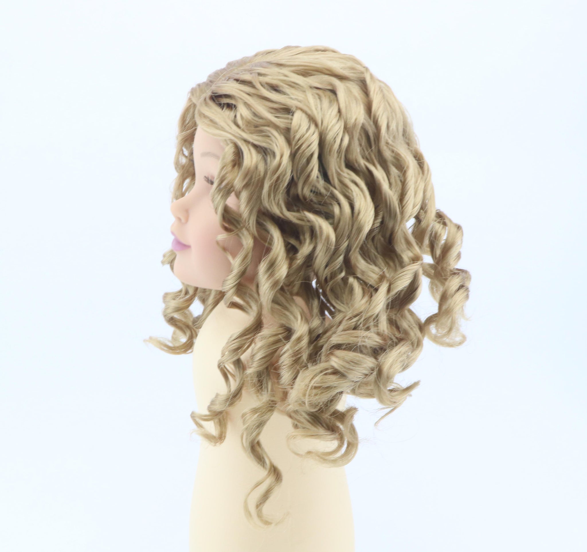 Authentic American Girl Blonde Curly Doll Wig for 18'' Doll Accessories