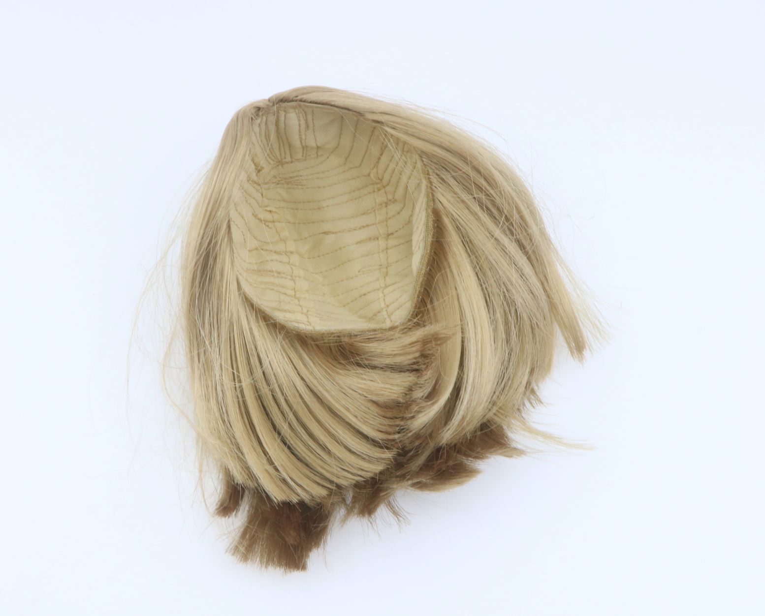 Light Blonde Straight Bob Wig For 18'' Fashion Girl Doll | Synthetic Doll Replacement Hair Accessory