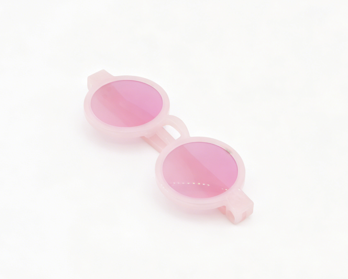 American Girl Limited Edition Light Pink Round Sunglasses for 18'' Doll