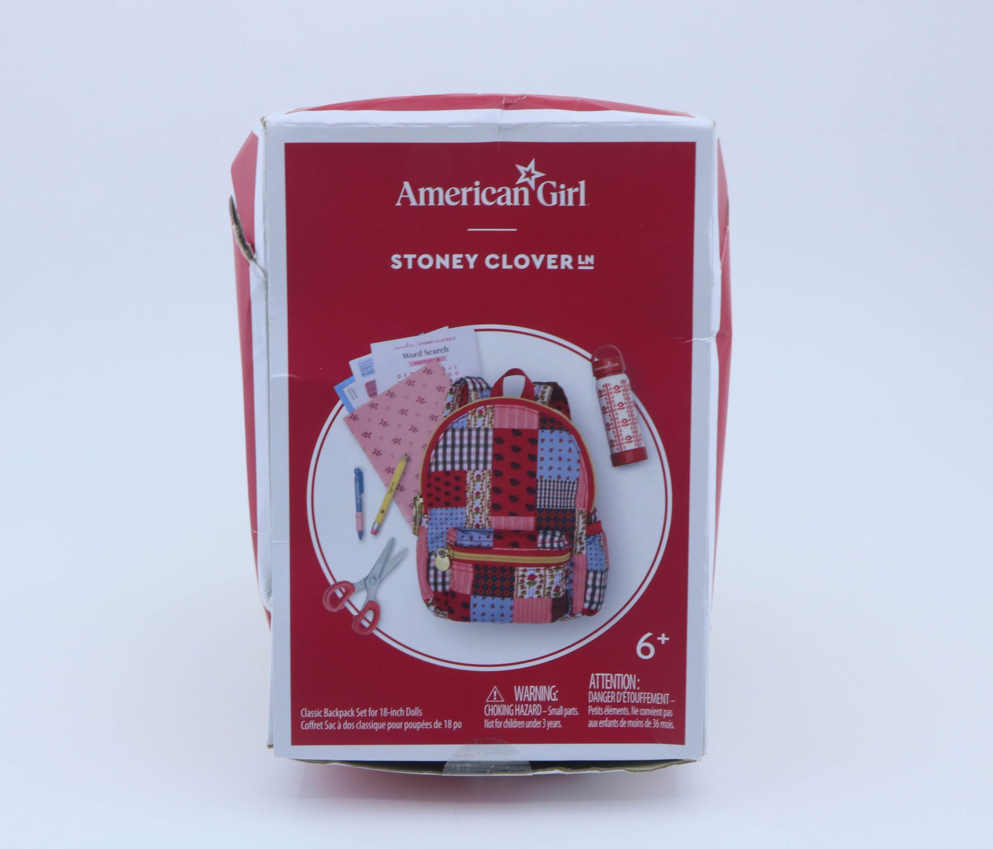 American Girl x Stoney Clover Lane Patchwork Backpack Set for 18'' Doll Limited Edition