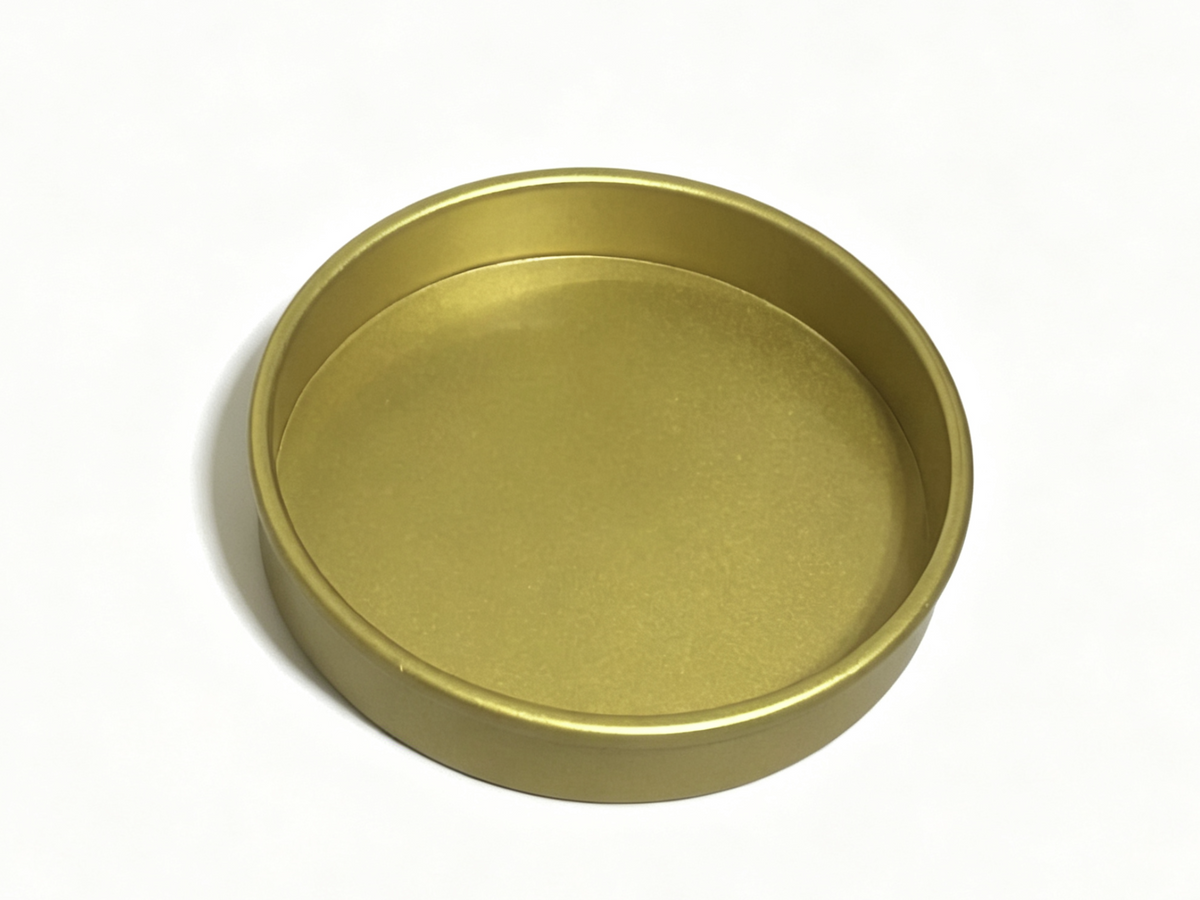 2.5 Inch Gold Round Plastic Storage Box FOR 18'' Doll