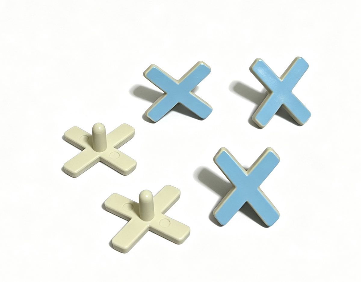 5 'X' Game Pieces FOR 18'' Doll Swimming Pool Tic-Tac-Toe Game Accessories
